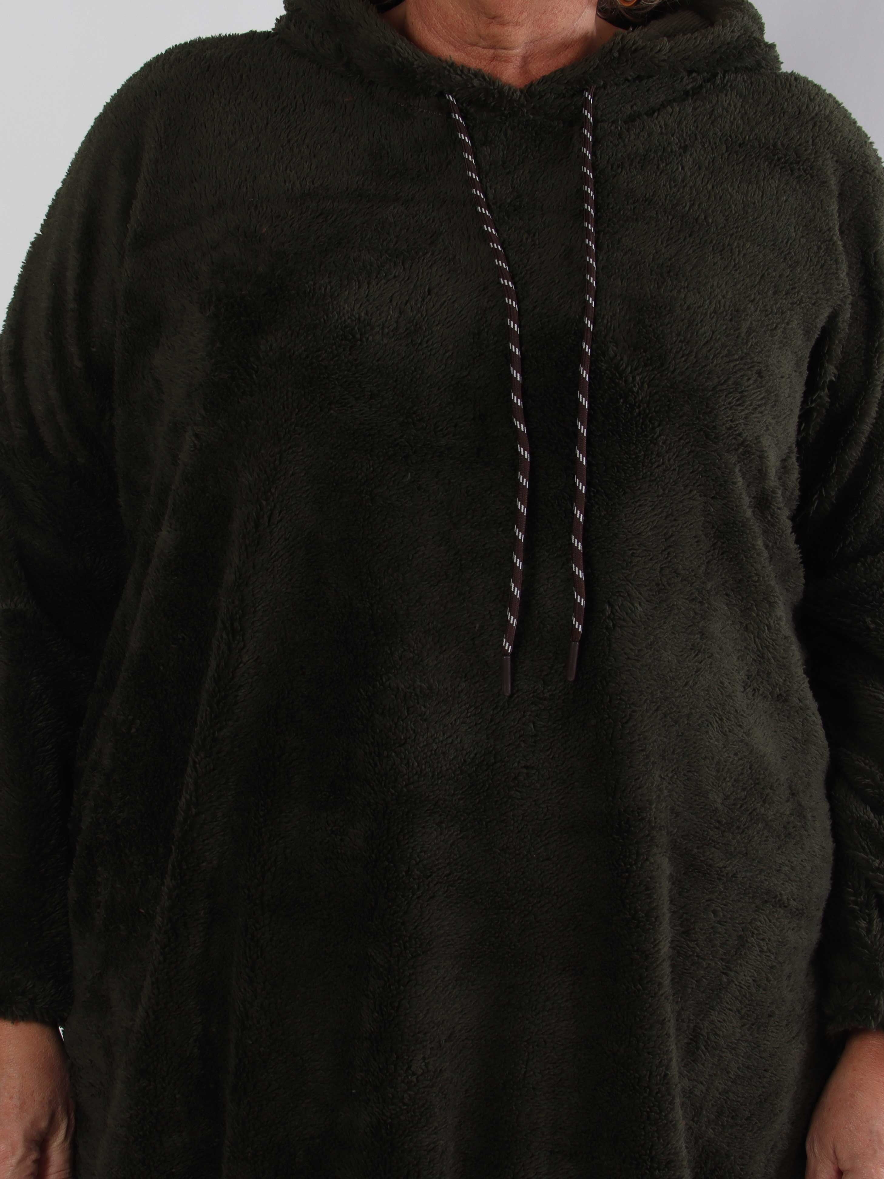 Puffy - Plus size hoodie i fluffy og blød kvalitet